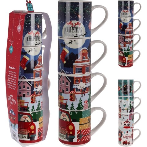 4 MUG NEW BONE 265ML 11X8CM 2A